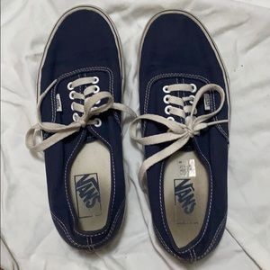 Blue Vans Size 10